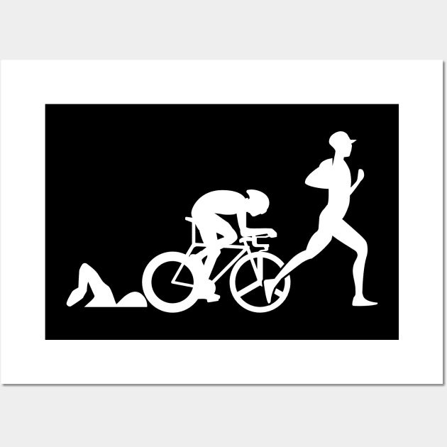 Triathlon Athlete Wall Art by swissles